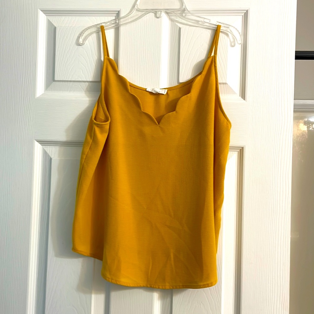 Work professional yellow top